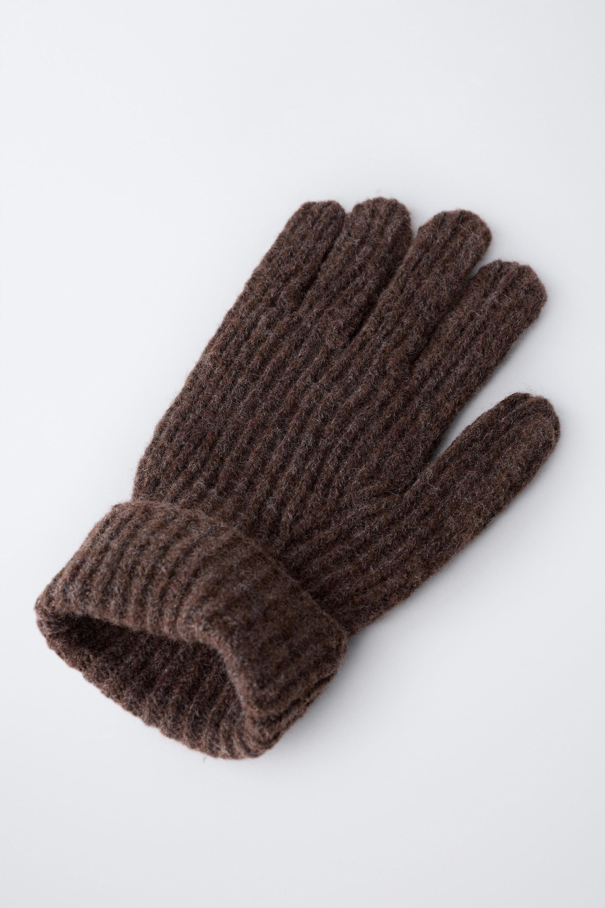 PLAIN KNIT GLOVES